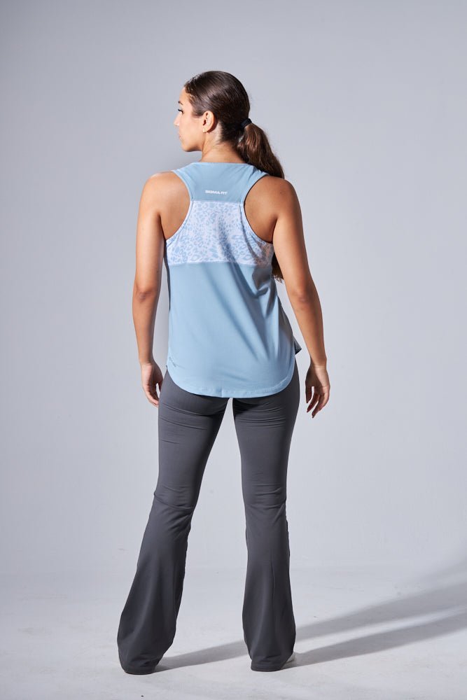 Forget Me Not Racer Back Tank Top - Sigma Fit
