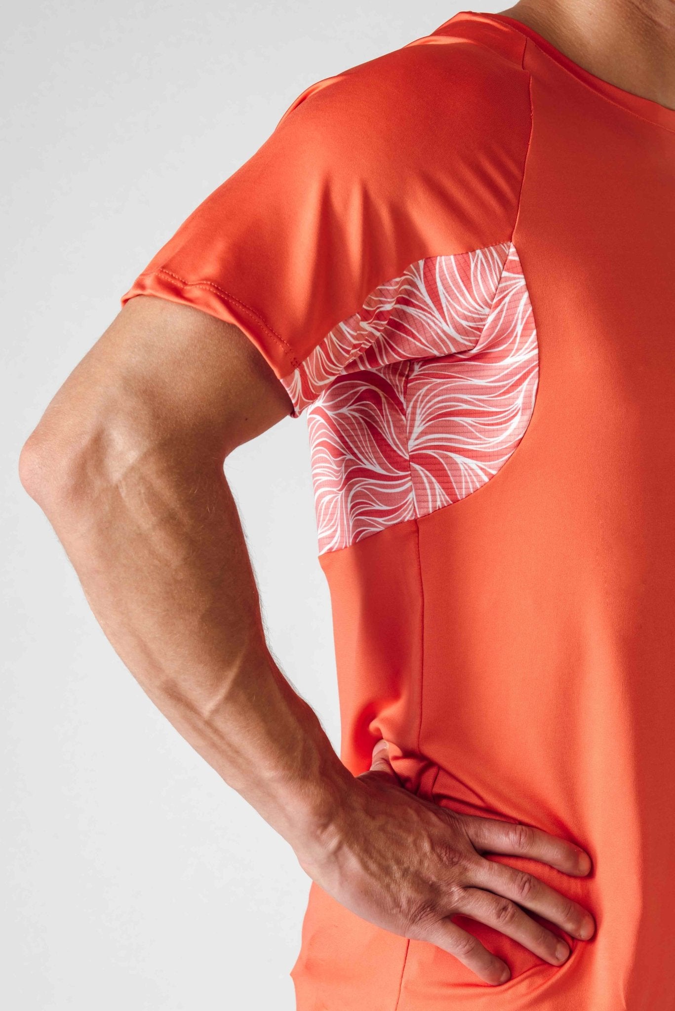Hot Coral Heat Wave Tshirt - Sigma Fit