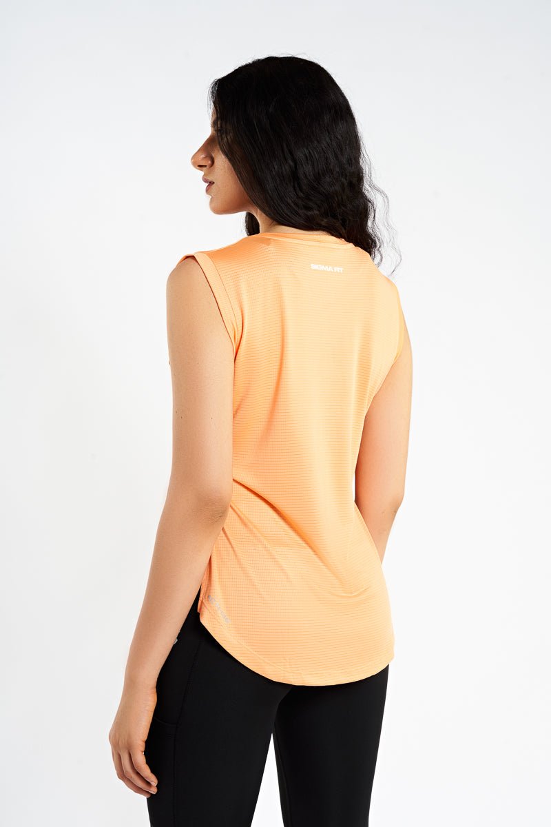 Mock Orange Shooting Star Tank Top - Sigma Fit