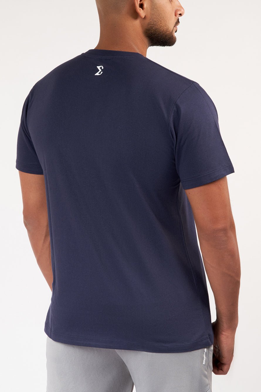 Navy Cotton T-shirt - Sigma Fit