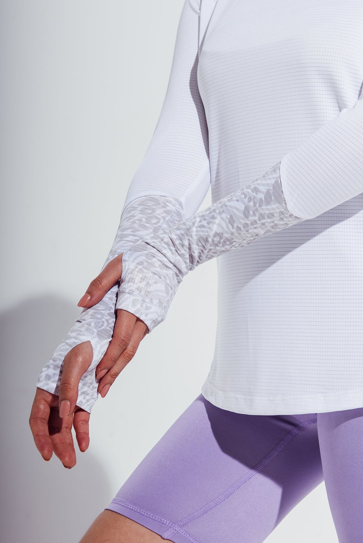 White Basic women long sleeve - Sigma Fit